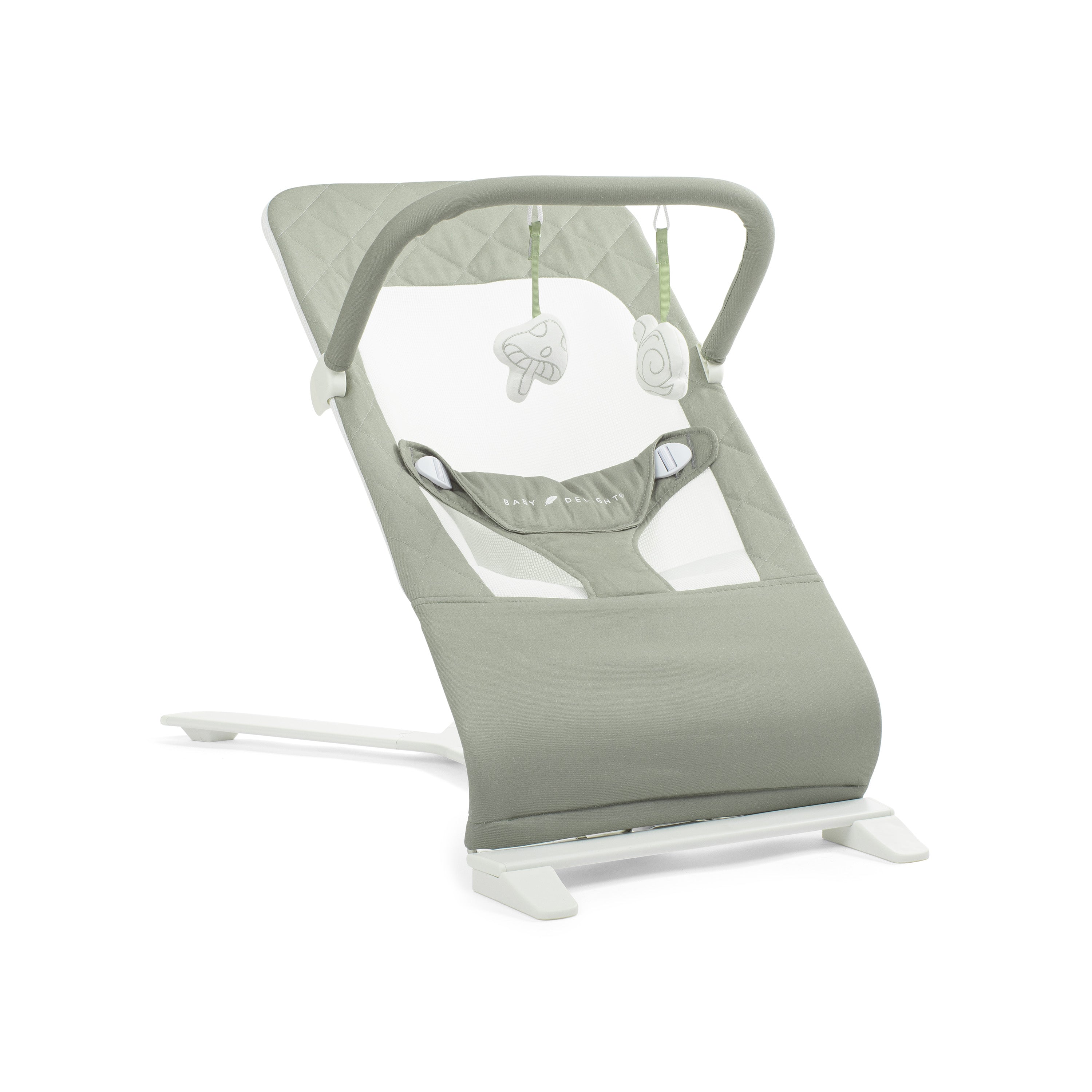 Baby Delight Alpine Deluxe Portable Bouncer Organic Sage