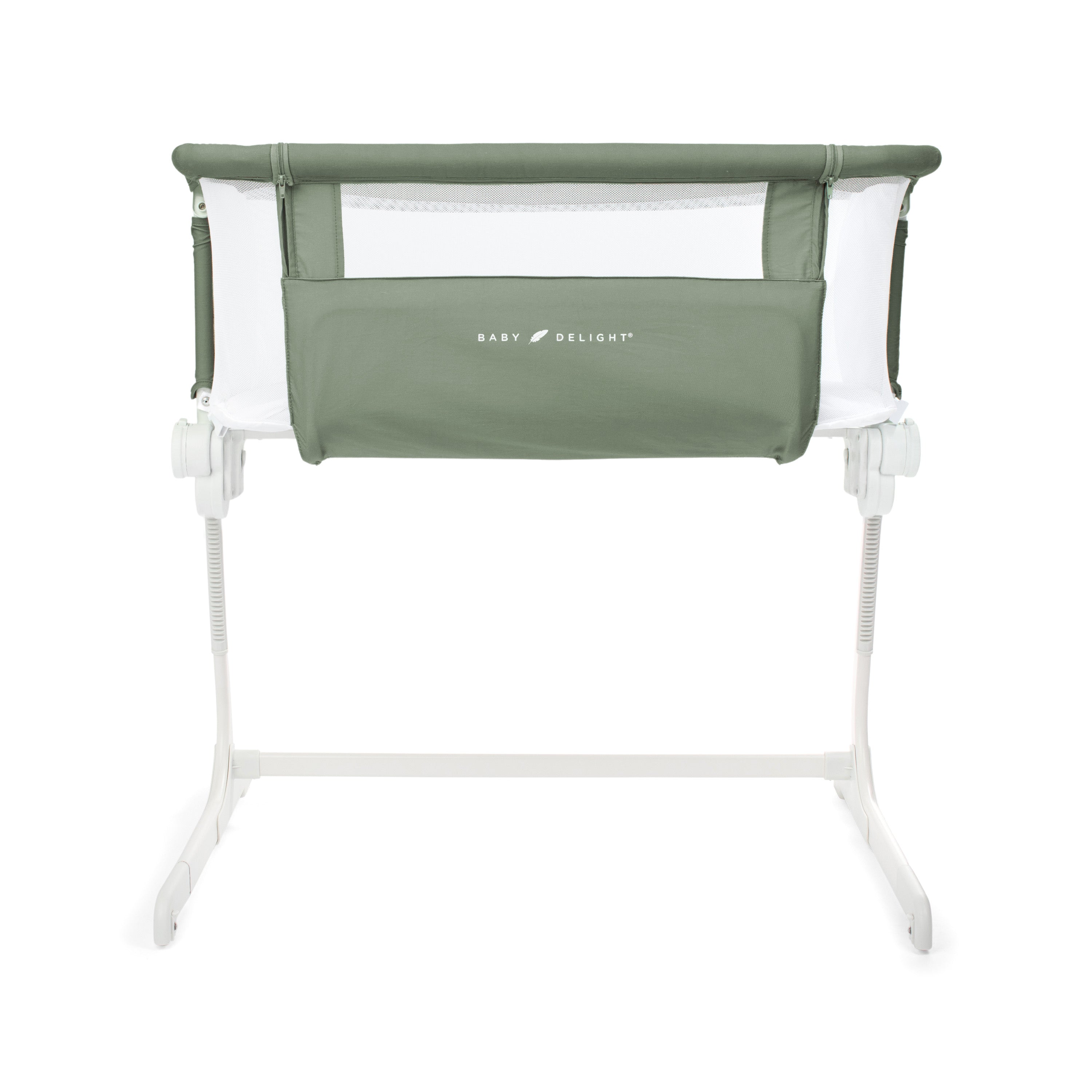 Beside Me Dreamer Organic Bassinet Bedside Sleeper Organic Sage Baby Delight