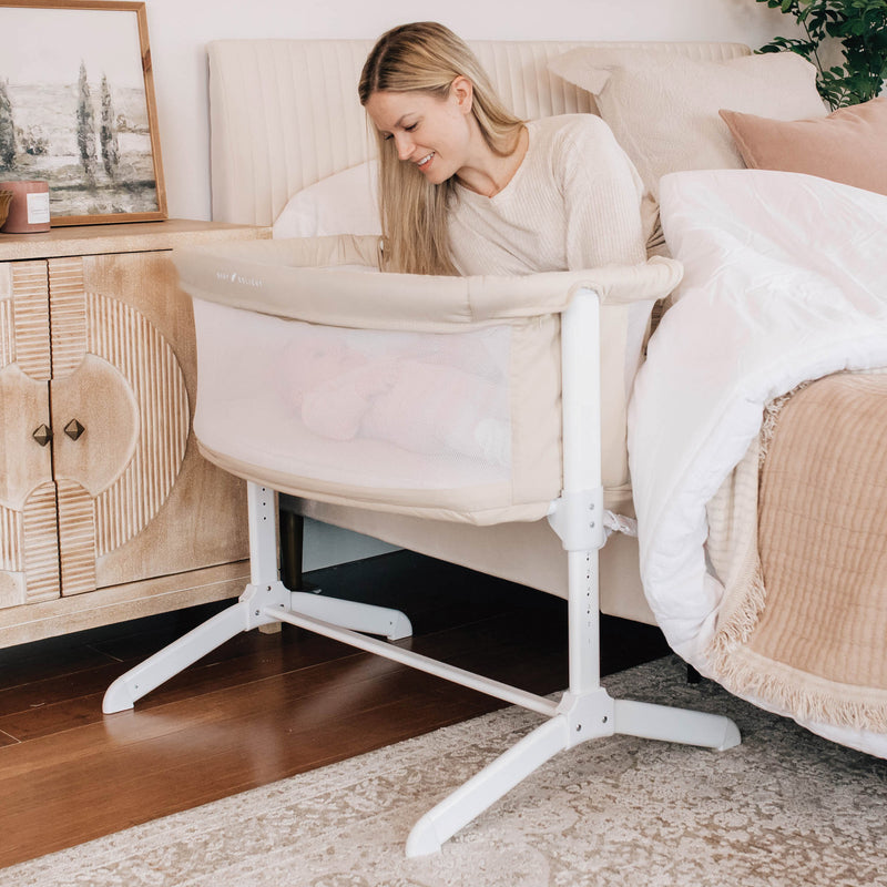 Serenity Organic Bassinet and Bedside Sleeper Baby Delight