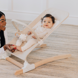 Heirloom Aspen Wood Bouncer - Baby Delight