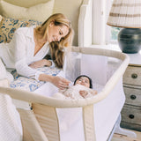 Beside Me™ Dreamer Organic Bassinet & Bedside Sleeper - Organic Oat