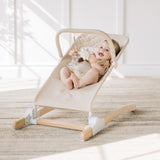 Heirloom Aspen Wood Bouncer - Baby Delight