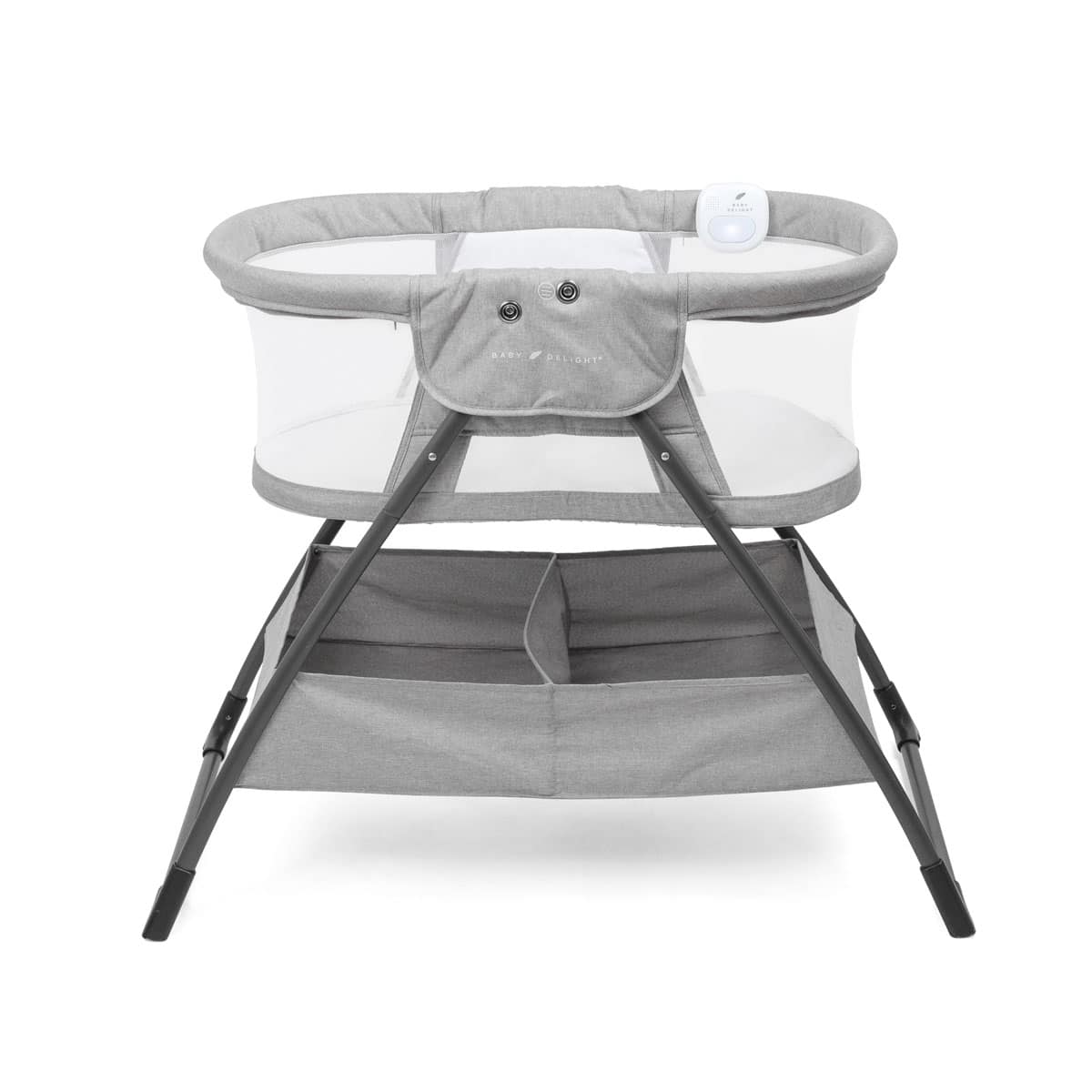 Beside Me™ Doze Deluxe Bedside Bassinet - Pebble Grey | Baby Delight